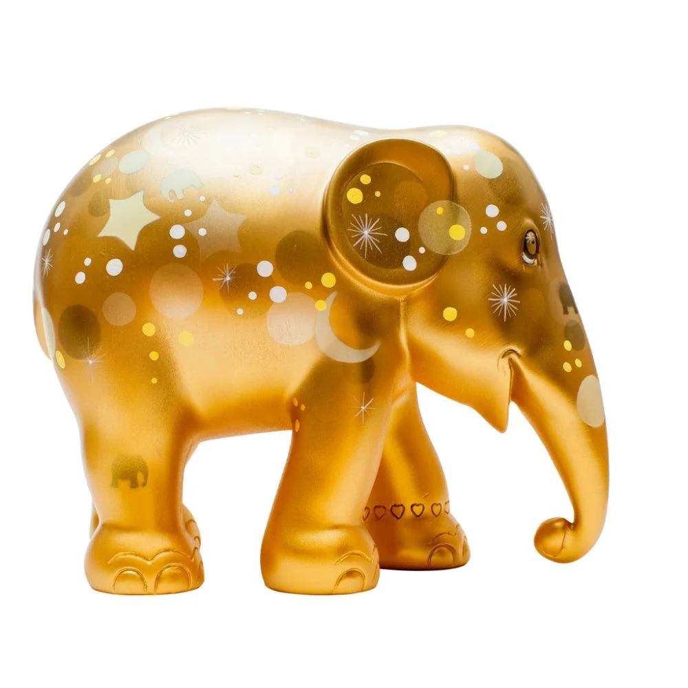 Elephant Parade Sparkling Celebration Gold 10cm Sparking CELEBRATION GOLD 10