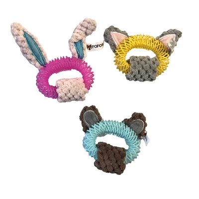 Fofos tiny triple ears - kalmerende catnip speeltjes set - 3 stuks