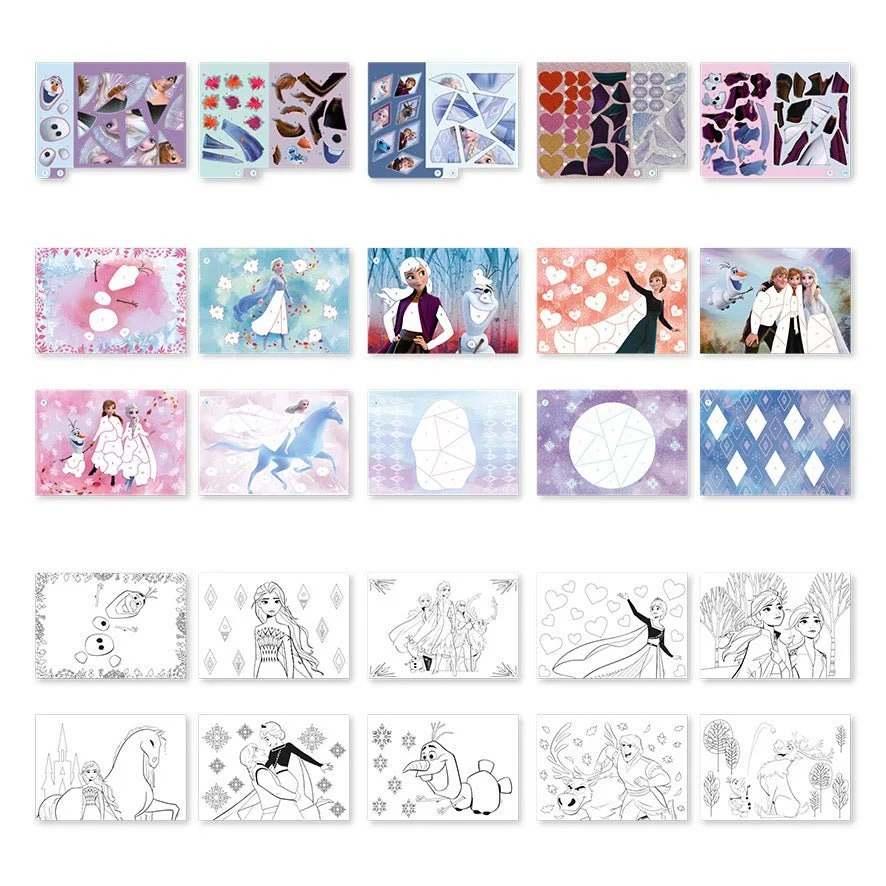 Frozen Craft Book numero tarrat