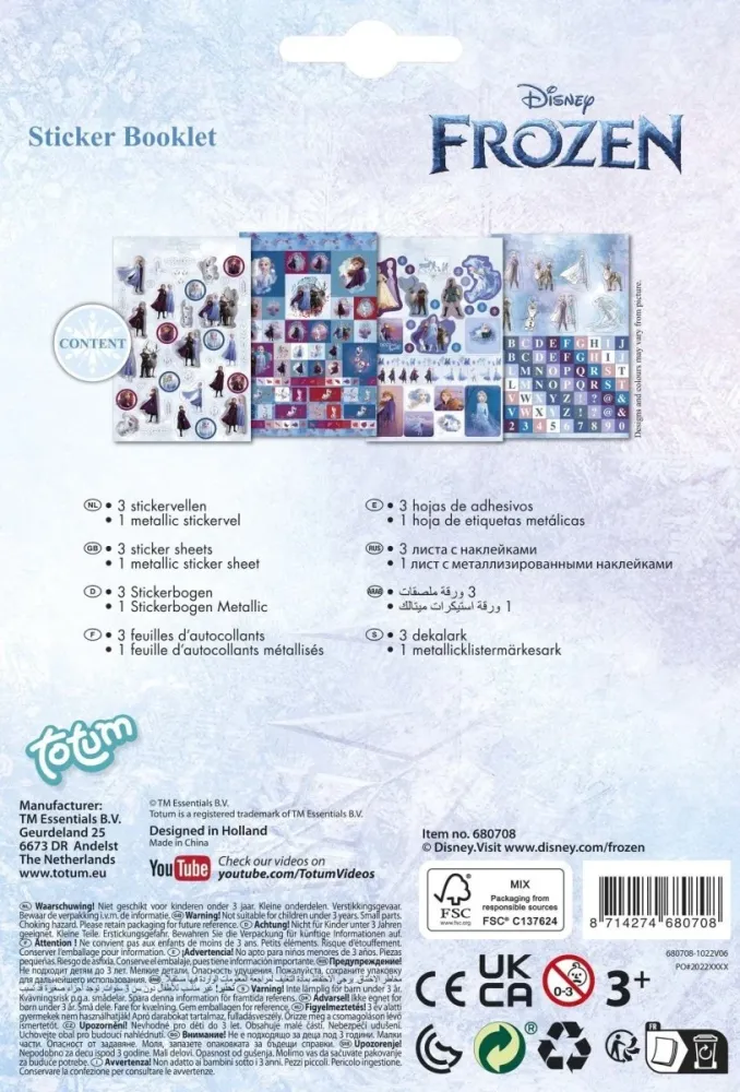Frozen tarrakirja