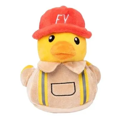 Fuzzyard Duck Firequacker -pehmolelu – Sankarillinen leikkikaveri koirallesi