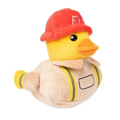 Fuzzyard Duck Firequacker -pehmolelu – Sankarillinen leikkikaveri koirallesi