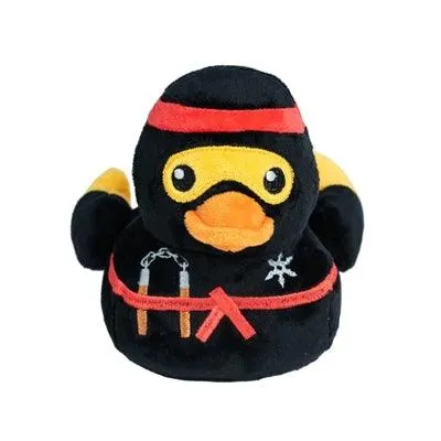 Fuzzyard Duck Quackie Chan -pehmolelu – Koiran lelujen taistelumestari