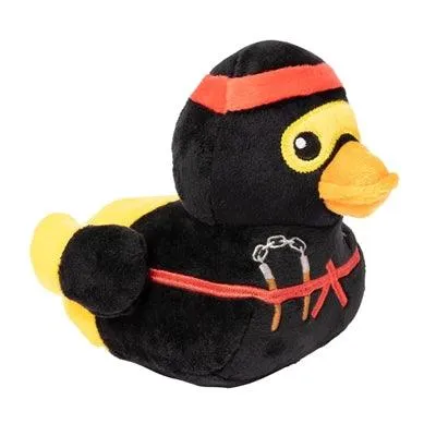 Fuzzyard Duck Quackie Chan -pehmolelu – Koiran lelujen taistelumestari