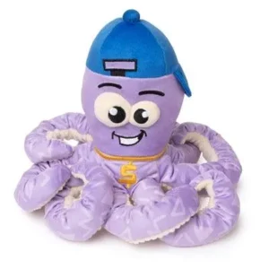 Fuzzyard Octo-Posse Hip Hoptopus -pehmolelu - Söpö muotoilu vinkuvalla äänellä