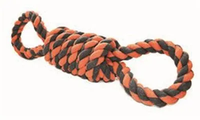Happy Pet Nuts Knots Extreme Coil 8 Shape Tugger harmaa/oranssi - Vahvoille koirille