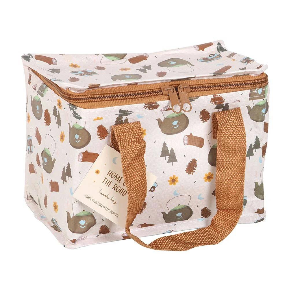 Home on Road Camping Print Plastic Lunch Bag