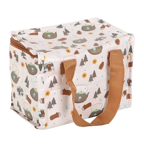 Home on Road Camping Print Plastic Lunch Bag