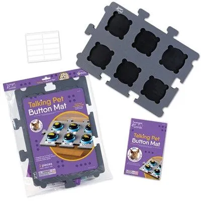 Hung Words Talking Pet Button Mat – Säilytystilaa puhuville napeille