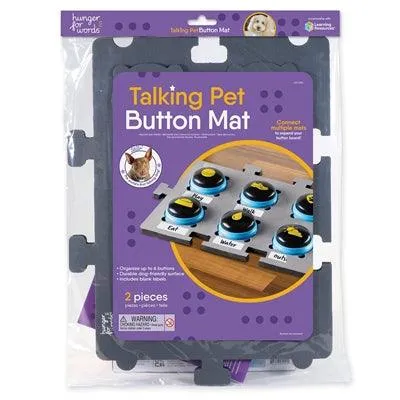 Hung Words Talking Pet Button Mat – Säilytystilaa puhuville napeille