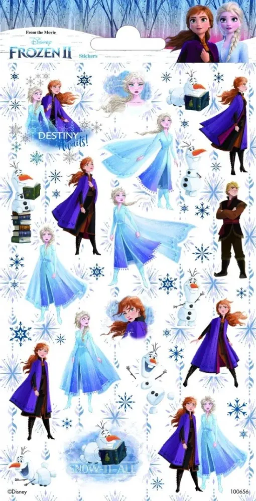 Jäädytetty Tarrat Glitter