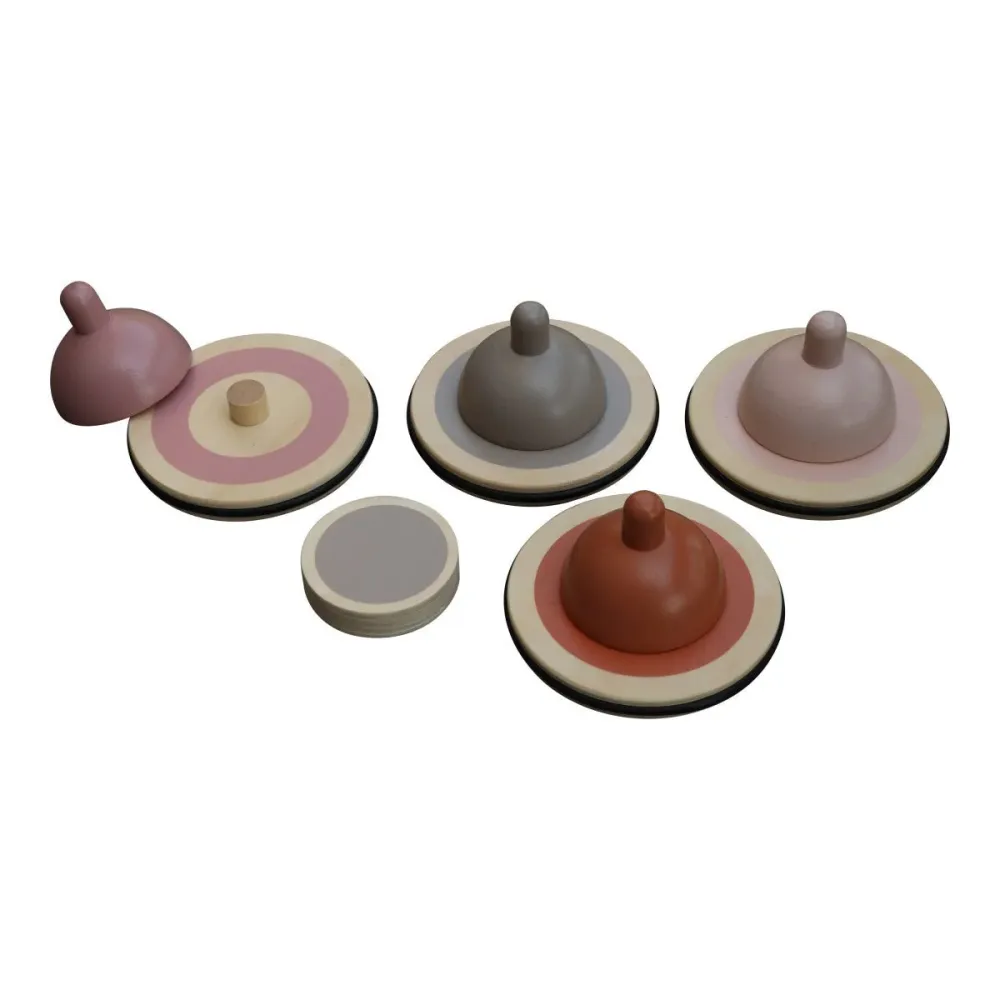 JeP Kids Curling-peli Taupe/Pinkki