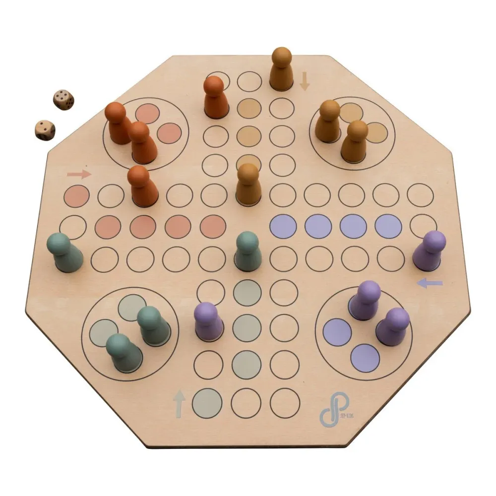 JeP Kids lautapeli puinen Ludo