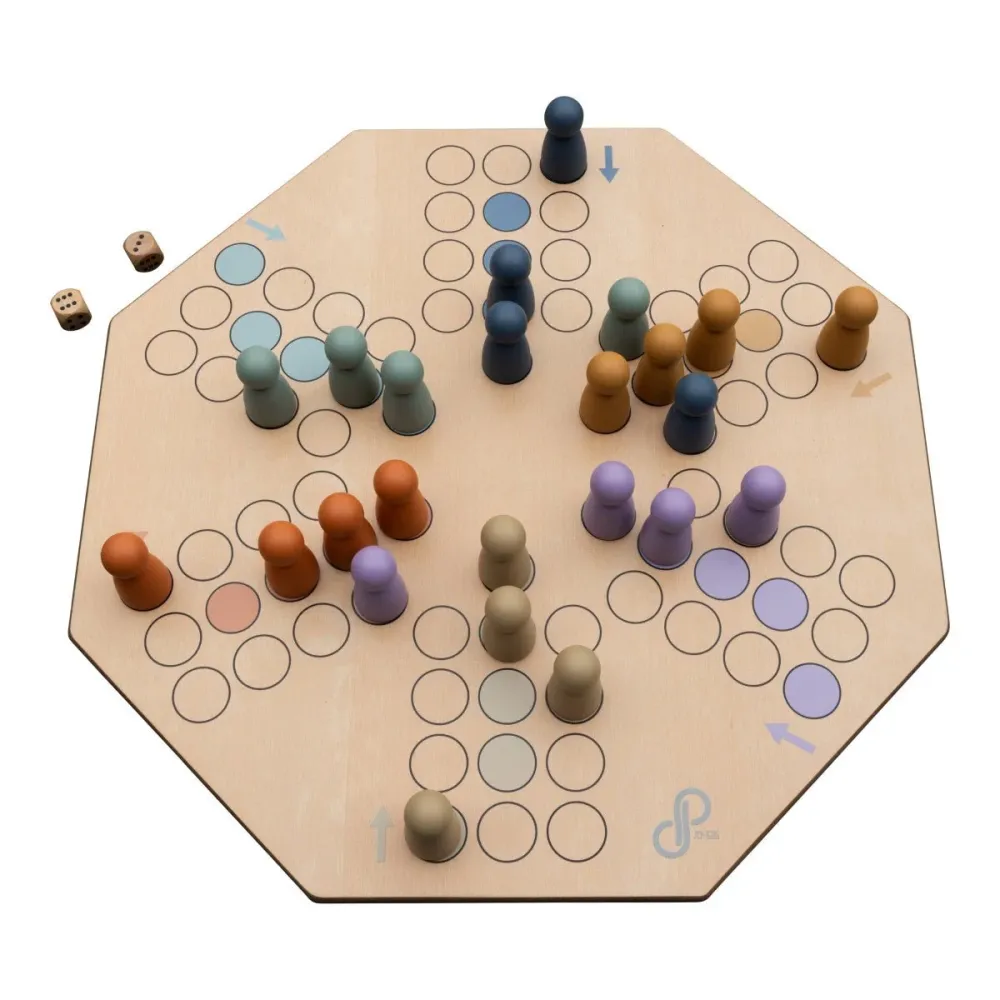 JeP Kids lautapeli puinen Ludo