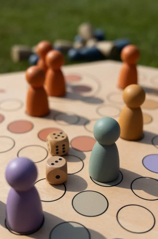 JeP Kids lautapeli puinen Ludo