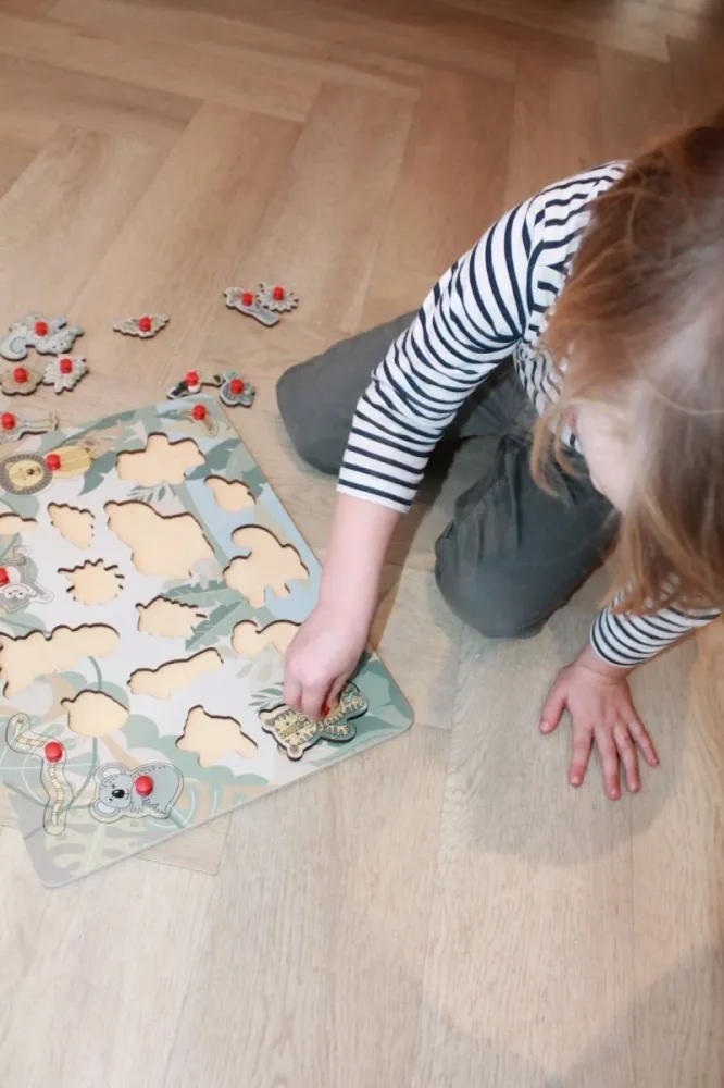 JeP Kids Puzzle 40X30 Viidakko