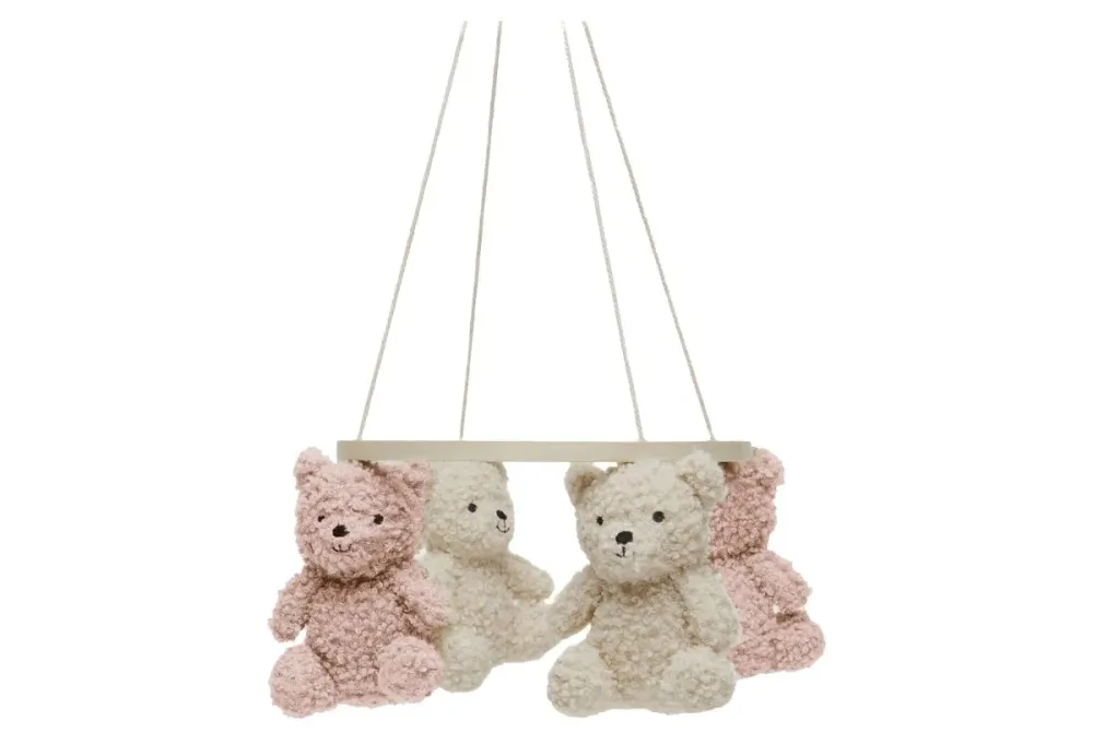 Jollein Baby Mobile Nalle Wild Rose/ Luonnollinen