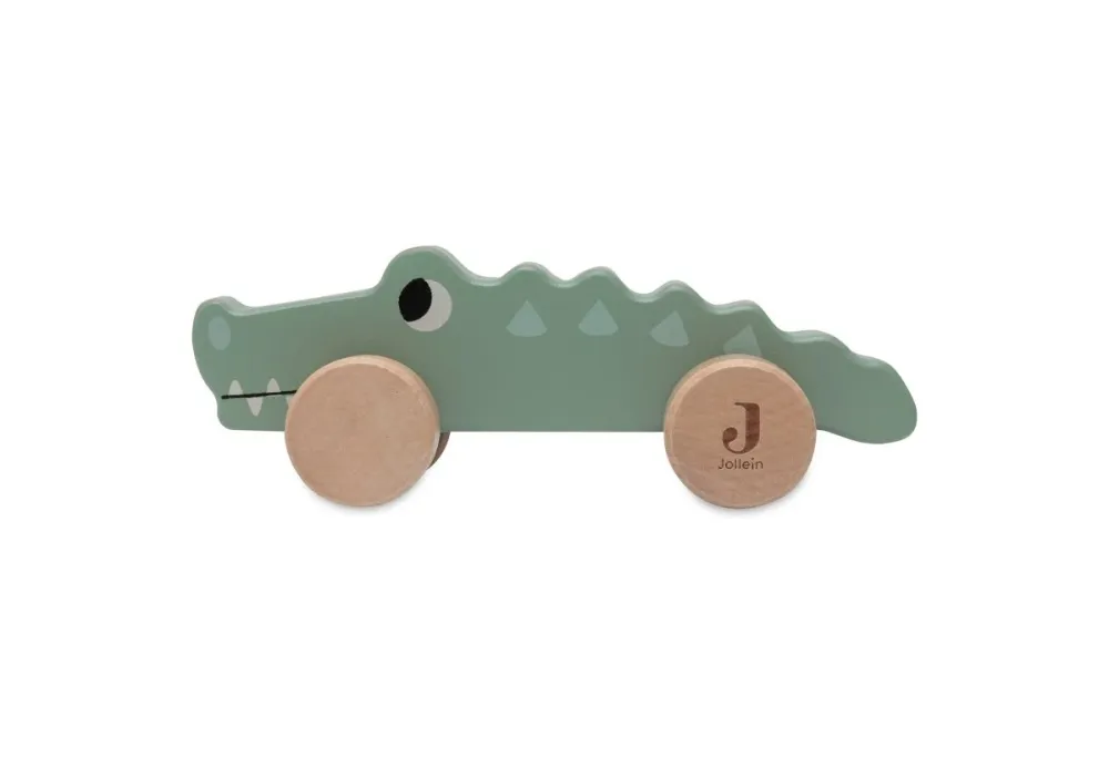 Jollein Leluauto Krokotiili Pyörillä Jungle Jambo