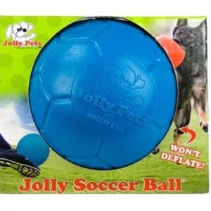 Jolly Soccer Ball Blue - Erityisesti koirille kehitetty jalkapallo - 20 cm