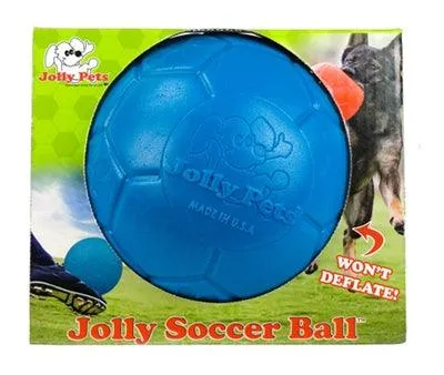 Jolly Soccer Ball Blue - Erityisesti koirille kehitetty jalkapallo - 20 cm