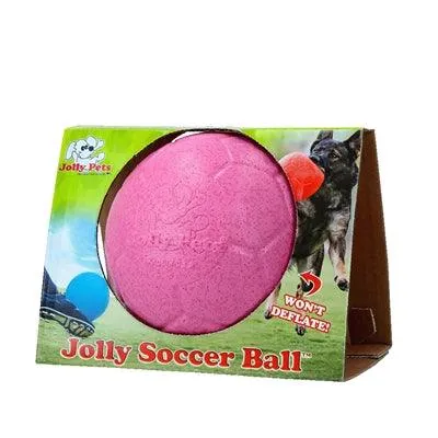 Jolly Soccer Ball Pink - Erittä suuri ja tukeva koiranpallo