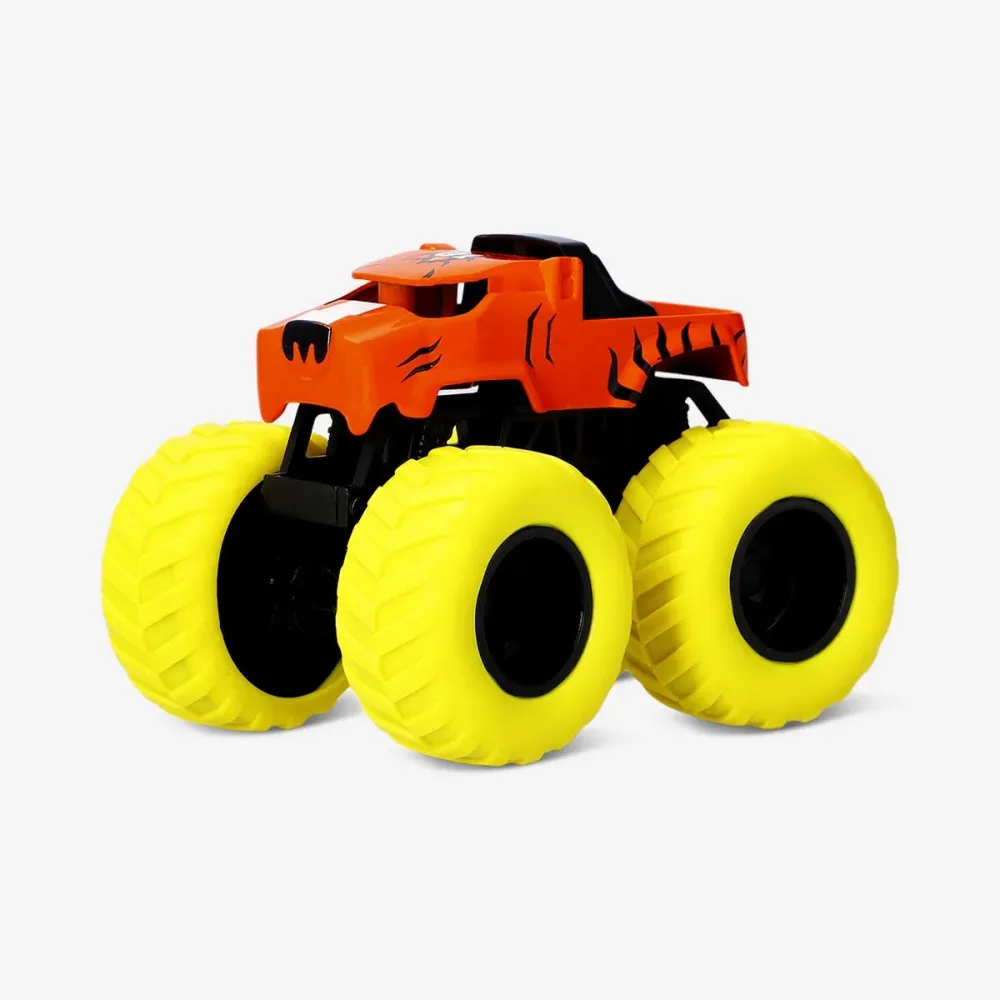 Keltainen lelu monsteriauto