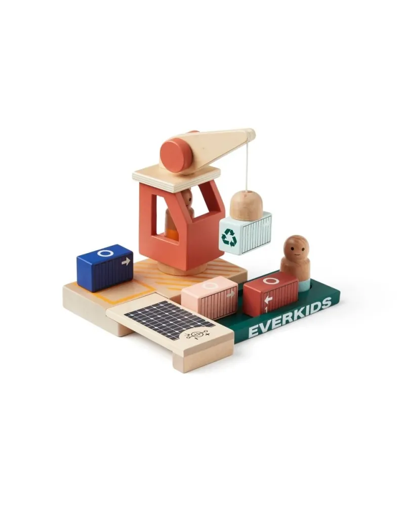 Kid's Concept puinen lelu Container Port