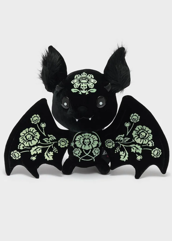 Killstar Kreeptures Vampir Glow Blossom Pehmolelu Musta