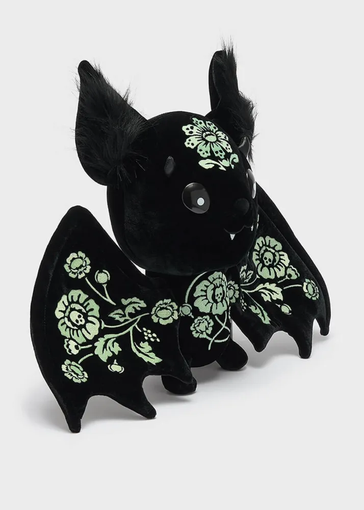 Killstar Kreeptures Vampir Glow Blossom Pehmolelu Musta
