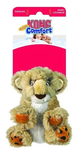 Kong Comfort Kiddos Leijona - Söpö koiran pehmolelu irrotettavalla äänimerkillä