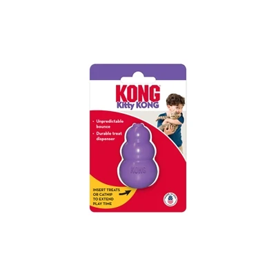 Kong kitty kong - pomppiva herkkulelu-haastaja - 5,5x3,5x3,5 cm