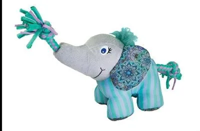 Kong Knots Carnival Elephant - Kestävä ja interaktiivinen koiranlelu