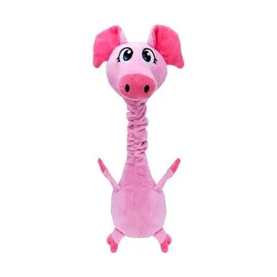 Kong Shakers Bobz Pig vinkuvalla pinkillä - Söpö koiranlelu