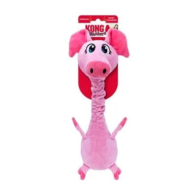 Kong Shakers Bobz Pig vinkuvalla pinkillä - Söpö koiranlelu