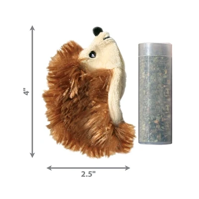 Kong siili kissanmintulla - täytettävä leikkikaveri - 10 cm