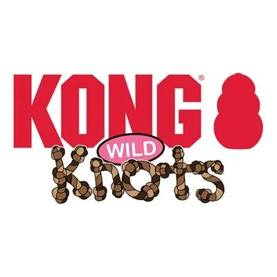 Kong Wild Knots Tiger – Pehmolelu koiralle köysiluurangolla ja vinkuvalla