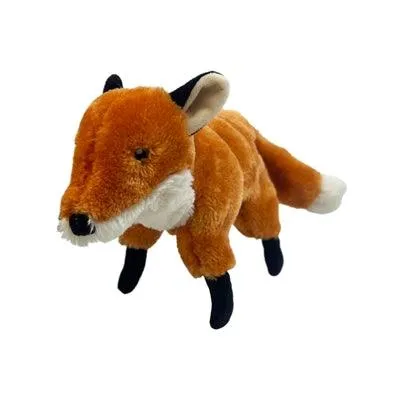 Kong Wild Low Stuff Fox – Söpö koiran pehmolelu vinkuvalla äänellä