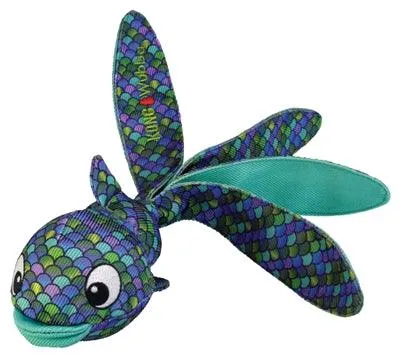 Kong Wubba Finz Blue - Kalan muotoinen koiran pehmolelu