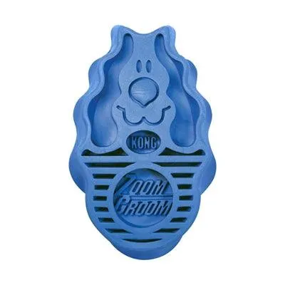 Kong Zoomgroom Boysenberry Blue – Pehmeä harja turkinhoitoon