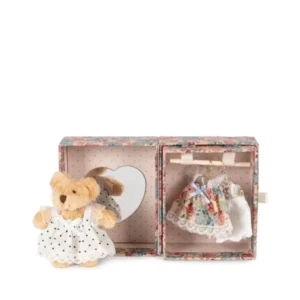 Konges Sløjd Pehmonukke Tiny Teddy pukeutua