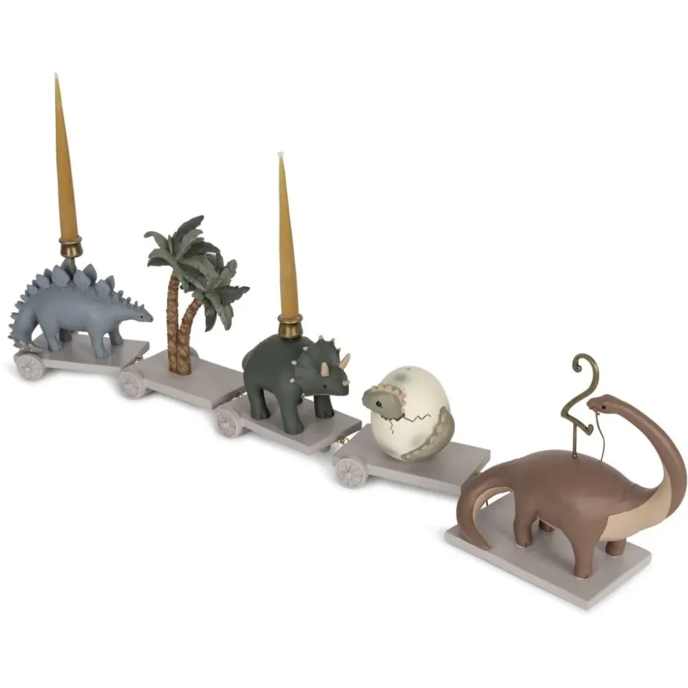 Konges Sløjd Trekfiguur Syntymäpäivä juna Dinomiitti