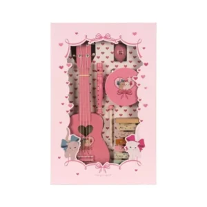 Konges Slojd Soittimen soittosarja All I Wish Music Bow Kitty Vaaleanpunainen