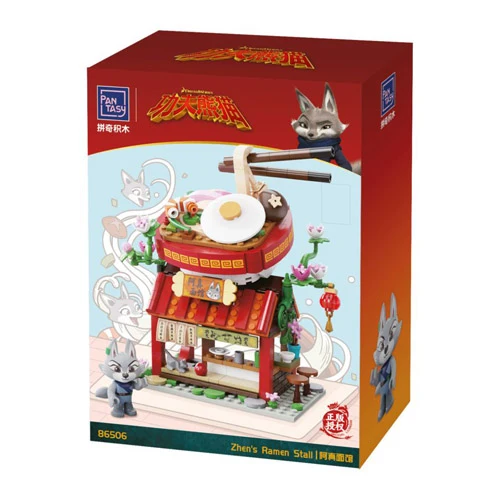 Kung Fu Panda Zhen's Noodle Restraurant Buildable Set