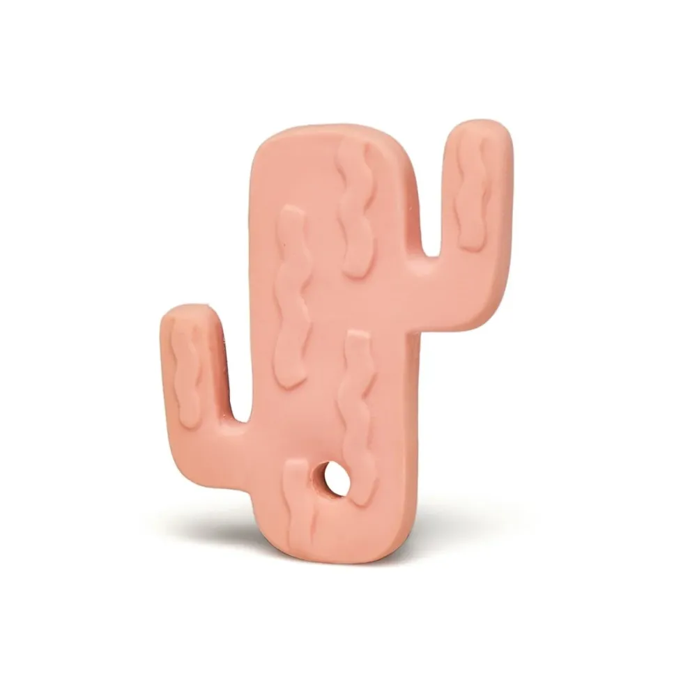 Lanco hammaslääkerengas Cactus Flat vaaleanpunainen
