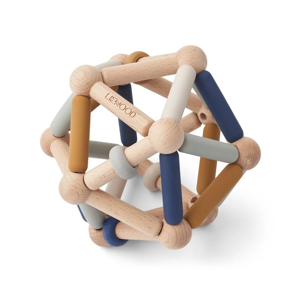 Liewood Rattle Annemette Sensory Dove Sininen Multi Mix (sekoitus)