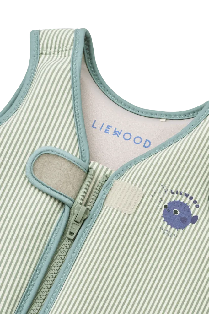 Liewood Uimaliivi Dove Seersucker Riverside/ Creme De La Creme