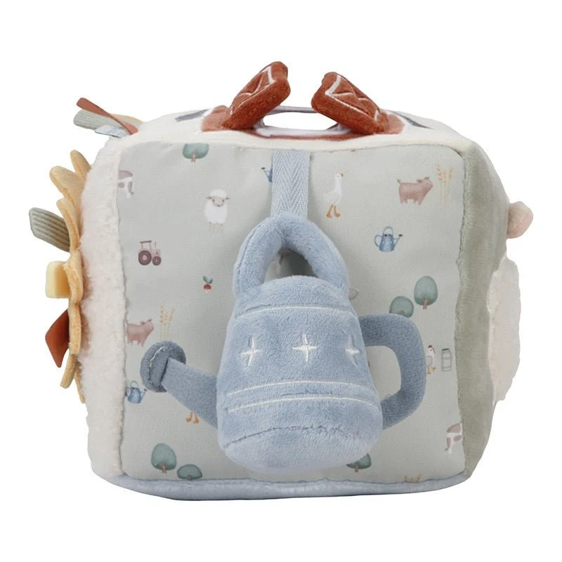 Little Dutch -aktiviteettikuutio Little Farm 100% Polyester