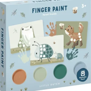 Little Dutch Finger Paint Set Metsän ystävät