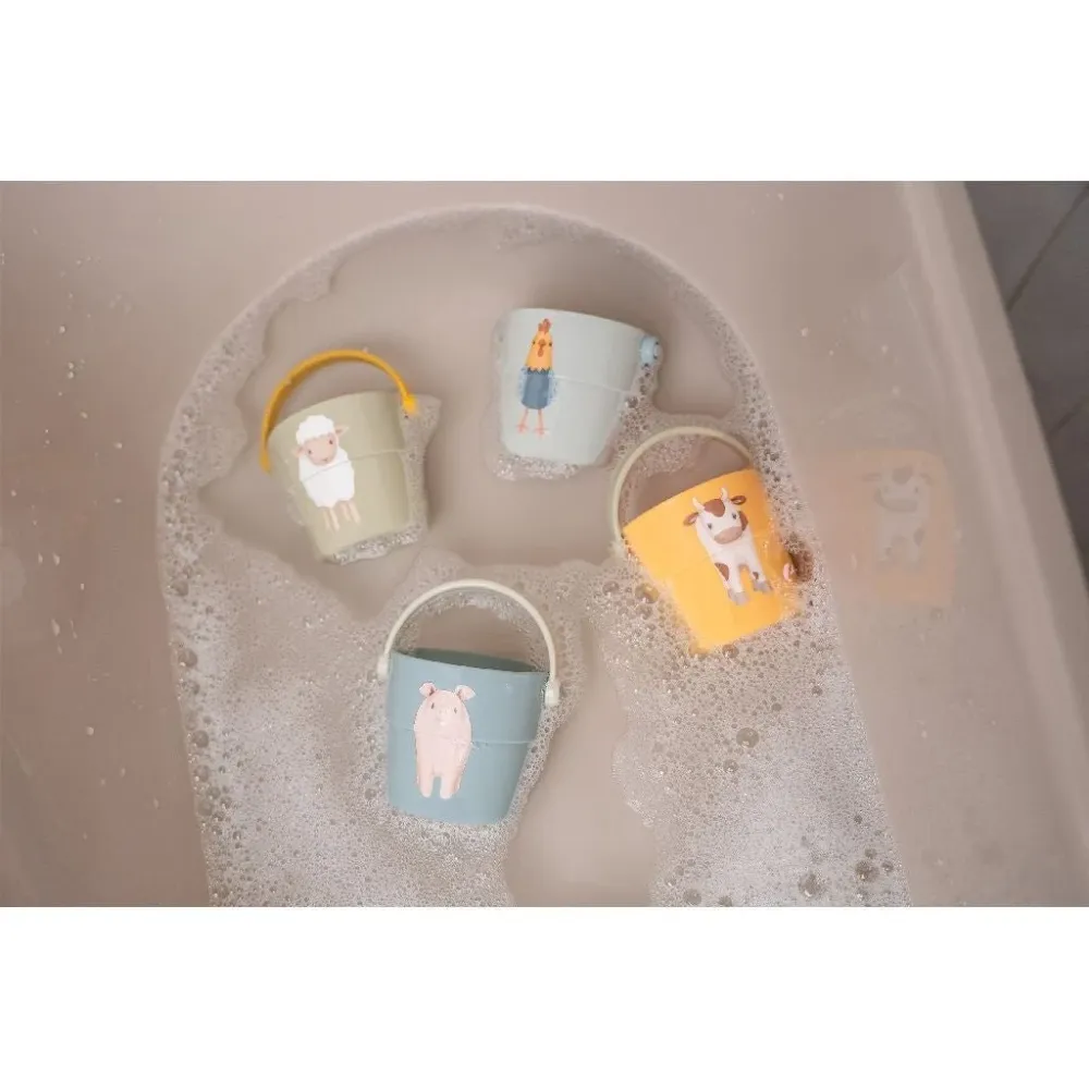 Little Dutch Kylpylälelut Farm Cups