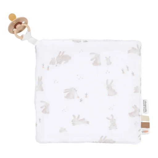 Little Dutch Pehmopeitto Hydrofiilinen Valkoinen Baby Bunny 20X20Cm